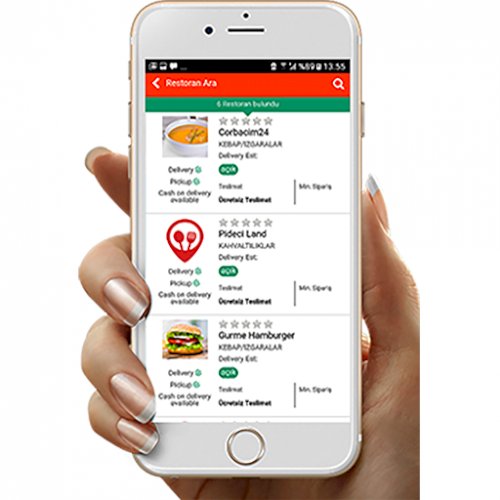 Restoran Sipariş Yazılımı - Android ve Ios Mobil Uygulama